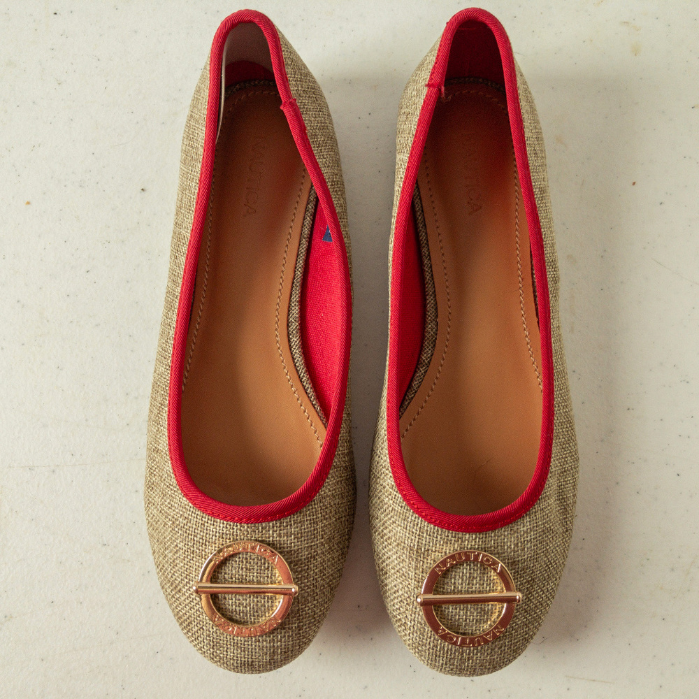Nautica Womens Giande 2 Ballet Flats